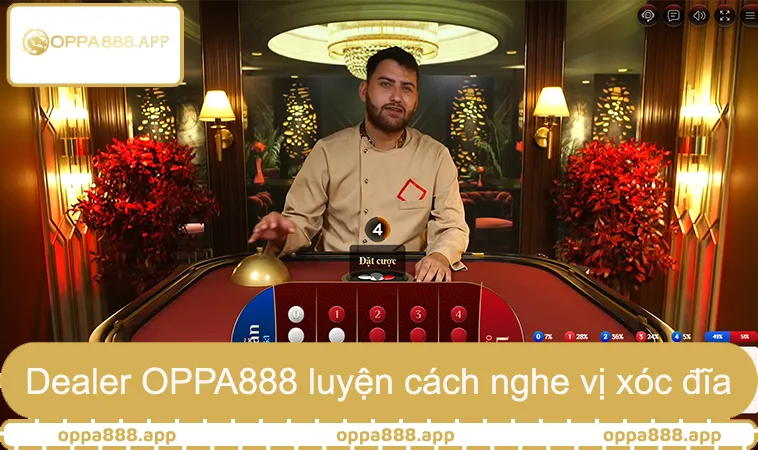 Dealer OPPA888 luyện cách nghe vị xóc đĩa chuẩn âm