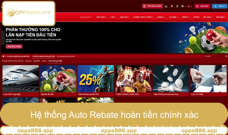 Trang chủ 20 Hệ thống Auto Rebate hoàn tiền chính xác