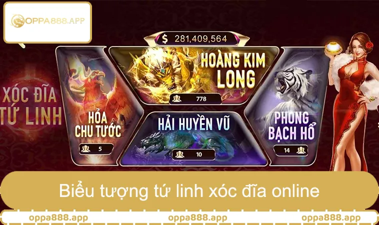 Long Lân Quy Phụng, biểu tượng phong thủy trong cách chơi xóc đĩa Tứ Linh